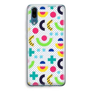 CaseCompany 8-bit N°1: Huawei P20 Transparant Hoesje