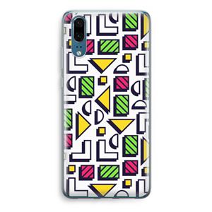 CaseCompany 8-bit N°4: Huawei P20 Transparant Hoesje