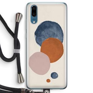 CaseCompany Geo #4: Huawei P20 Transparant Hoesje met koord