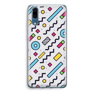 CaseCompany 8-bit N°8: Huawei P20 Transparant Hoesje
