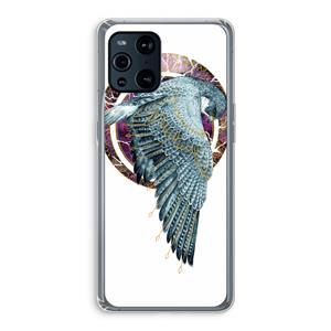 CaseCompany Golden Falcon: Oppo Find X3 Transparant Hoesje