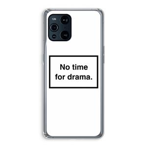 CaseCompany No drama: Oppo Find X3 Pro Transparant Hoesje