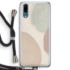 CaseCompany Geo #8: Huawei P20 Transparant Hoesje met koord