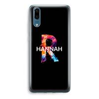 CaseCompany Abstract Spectrum: Huawei P20 Transparant Hoesje