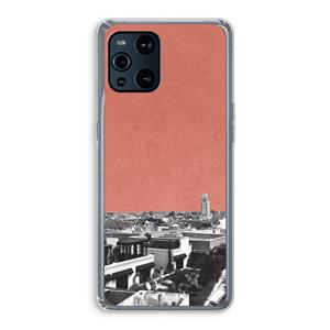 CaseCompany Marrakech Skyline : Oppo Find X3 Transparant Hoesje