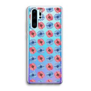 CaseCompany Klaproosjes: Huawei P30 Pro Transparant Hoesje