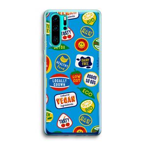 CaseCompany Fruitsticker: Huawei P30 Pro Transparant Hoesje