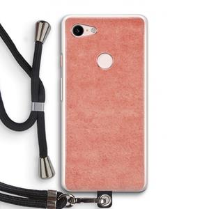 CaseCompany Marrakech Walls: Pixel 3 Transparant Hoesje met koord