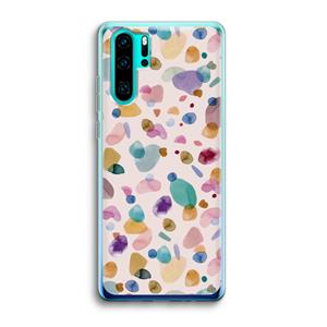 CaseCompany Terrazzo Memphis Pink: Huawei P30 Pro Transparant Hoesje