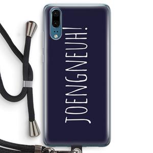 CaseCompany Joengneuh!: Huawei P20 Transparant Hoesje met koord