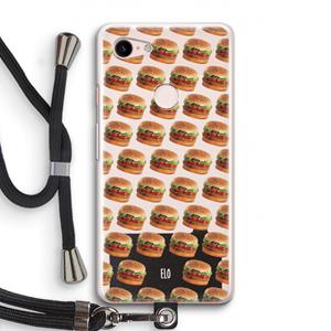 CaseCompany Giants: Pixel 3 Transparant Hoesje met koord