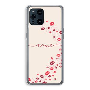 CaseCompany Kusjes: Oppo Find X3 Pro Transparant Hoesje