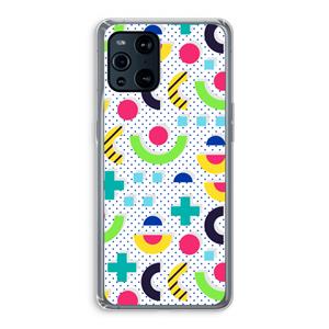 CaseCompany 8-bit N°1: Oppo Find X3 Pro Transparant Hoesje