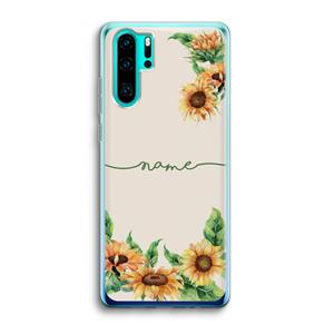 CaseCompany Zonnebloemen: Huawei P30 Pro Transparant Hoesje