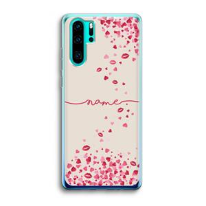 CaseCompany Hartjes en kusjes: Huawei P30 Pro Transparant Hoesje