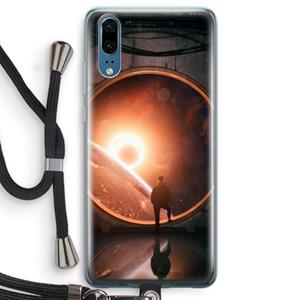 CaseCompany Ephemeral: Huawei P20 Transparant Hoesje met koord