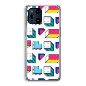 CaseCompany 8-bit N°7: Oppo Find X3 Pro Transparant Hoesje