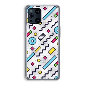 CaseCompany 8-bit N°8: Oppo Find X3 Pro Transparant Hoesje