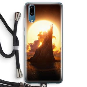 CaseCompany Children of the Sun: Huawei P20 Transparant Hoesje met koord
