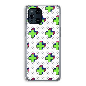 CaseCompany 8-bit N°10: Oppo Find X3 Pro Transparant Hoesje