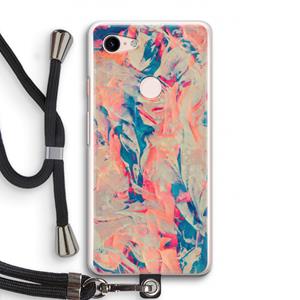 CaseCompany Alone: Pixel 3 Transparant Hoesje met koord