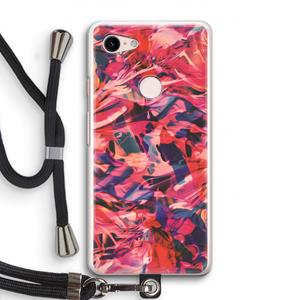 CaseCompany California: Pixel 3 Transparant Hoesje met koord