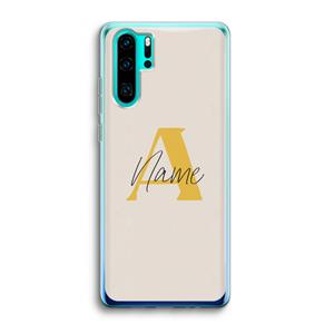 CaseCompany Amber Script: Huawei P30 Pro Transparant Hoesje