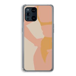 CaseCompany Bikini body: Oppo Find X3 Pro Transparant Hoesje