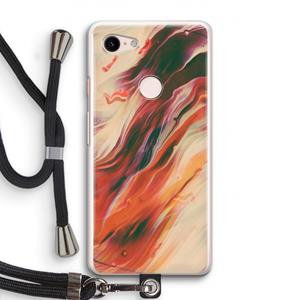 CaseCompany Forgotten Lands: Pixel 3 Transparant Hoesje met koord