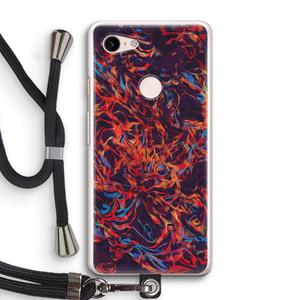 CaseCompany Lucifer: Pixel 3 Transparant Hoesje met koord