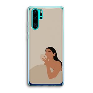 CaseCompany Fresh coffee: Huawei P30 Pro Transparant Hoesje