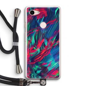 CaseCompany Pilgrims Of The Sea: Pixel 3 Transparant Hoesje met koord
