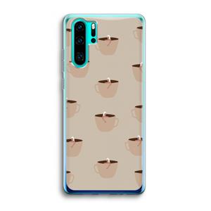 CaseCompany Morning coffee: Huawei P30 Pro Transparant Hoesje