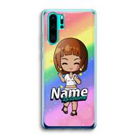 CaseCompany Chibi Maker vrouw: Huawei P30 Pro Transparant Hoesje