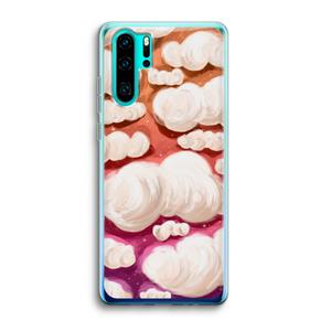 CaseCompany Katoen Wolken: Huawei P30 Pro Transparant Hoesje