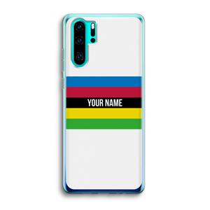 CaseCompany WK Wielrennen: Huawei P30 Pro Transparant Hoesje