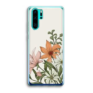 CaseCompany Floral bouquet: Huawei P30 Pro Transparant Hoesje