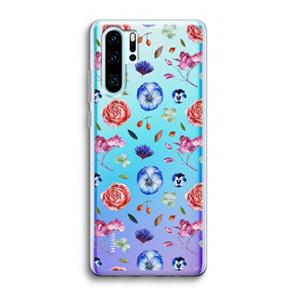 CaseCompany Bloemetjes: Huawei P30 Pro Transparant Hoesje