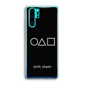 CaseCompany Squid Game: Huawei P30 Pro Transparant Hoesje