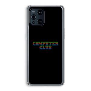 CaseCompany Retro: Oppo Find X3 Pro Transparant Hoesje