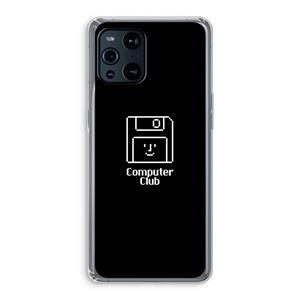 CaseCompany Hello: Oppo Find X3 Pro Transparant Hoesje