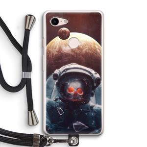 CaseCompany Voyager: Pixel 3 Transparant Hoesje met koord