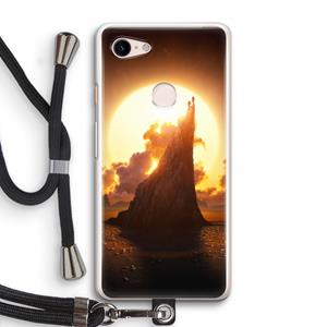 CaseCompany Children of the Sun: Pixel 3 Transparant Hoesje met koord