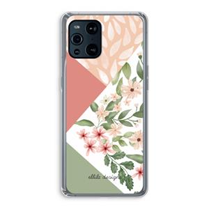 CaseCompany Sweet heaven geometrics: Oppo Find X3 Transparant Hoesje