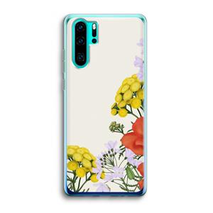 CaseCompany Wilde bloemen: Huawei P30 Pro Transparant Hoesje