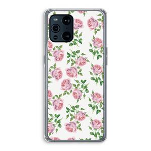CaseCompany Kleine roosjes: Oppo Find X3 Transparant Hoesje
