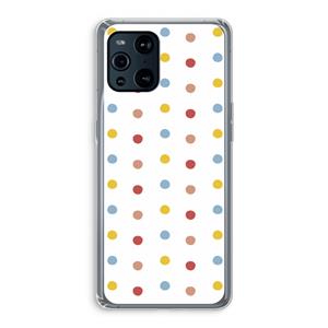 CaseCompany Bollen: Oppo Find X3 Transparant Hoesje