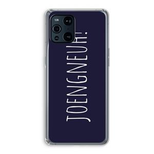 CaseCompany Joengneuh!: Oppo Find X3 Transparant Hoesje