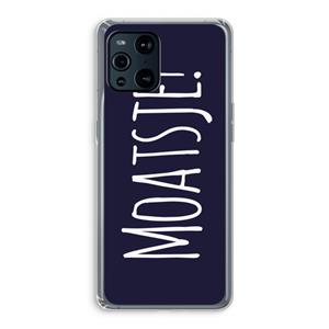 CaseCompany Moatsje!: Oppo Find X3 Transparant Hoesje