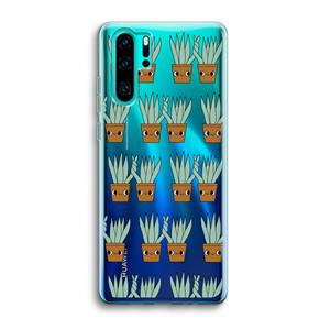 CaseCompany Sansevieria: Huawei P30 Pro Transparant Hoesje